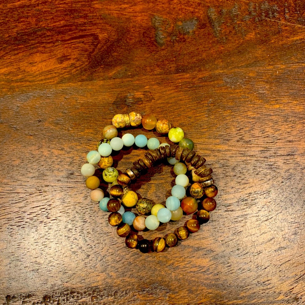 Tribal bracelet stack